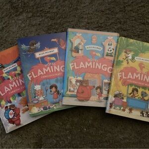 Alex Milway Hotel Flamingo Children's Book Collection - Colorful Covers